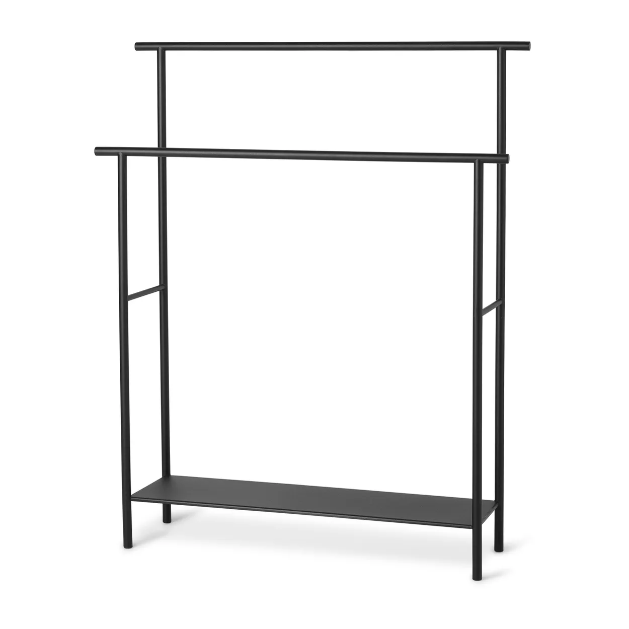 Ferm Living Dora handdoekhanger Black | Scandinavisch Interieur | Handdoekenrekken & -ringen | Zwart