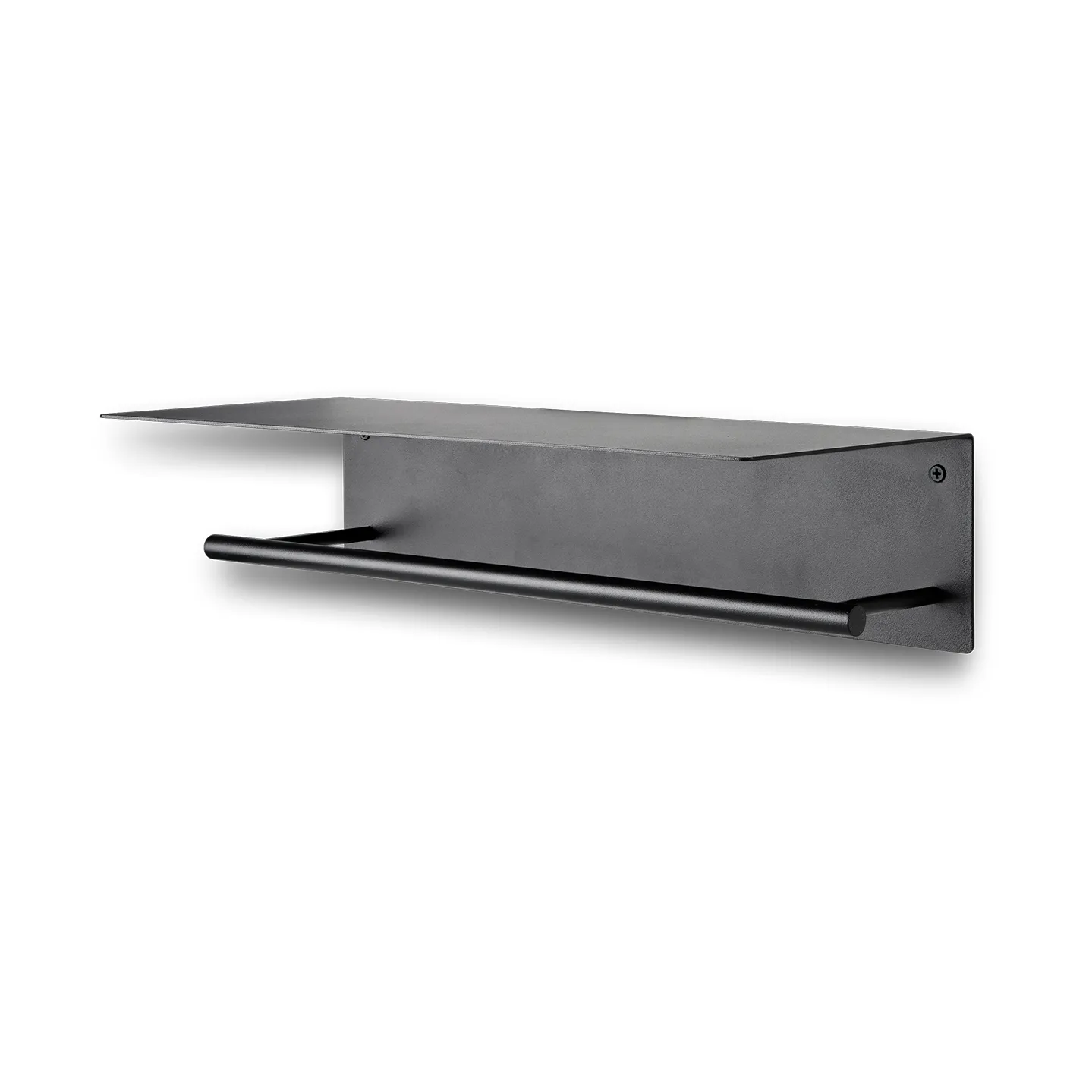 Dora handdoekhanger met legplank, Black Ferm Living