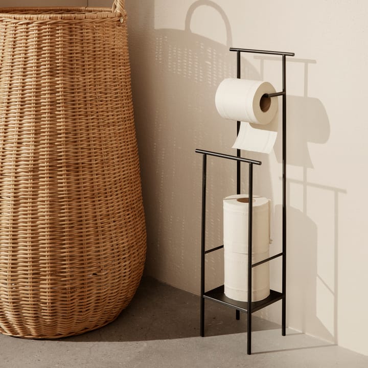 Dora toiletpapierhouder, Black Ferm Living