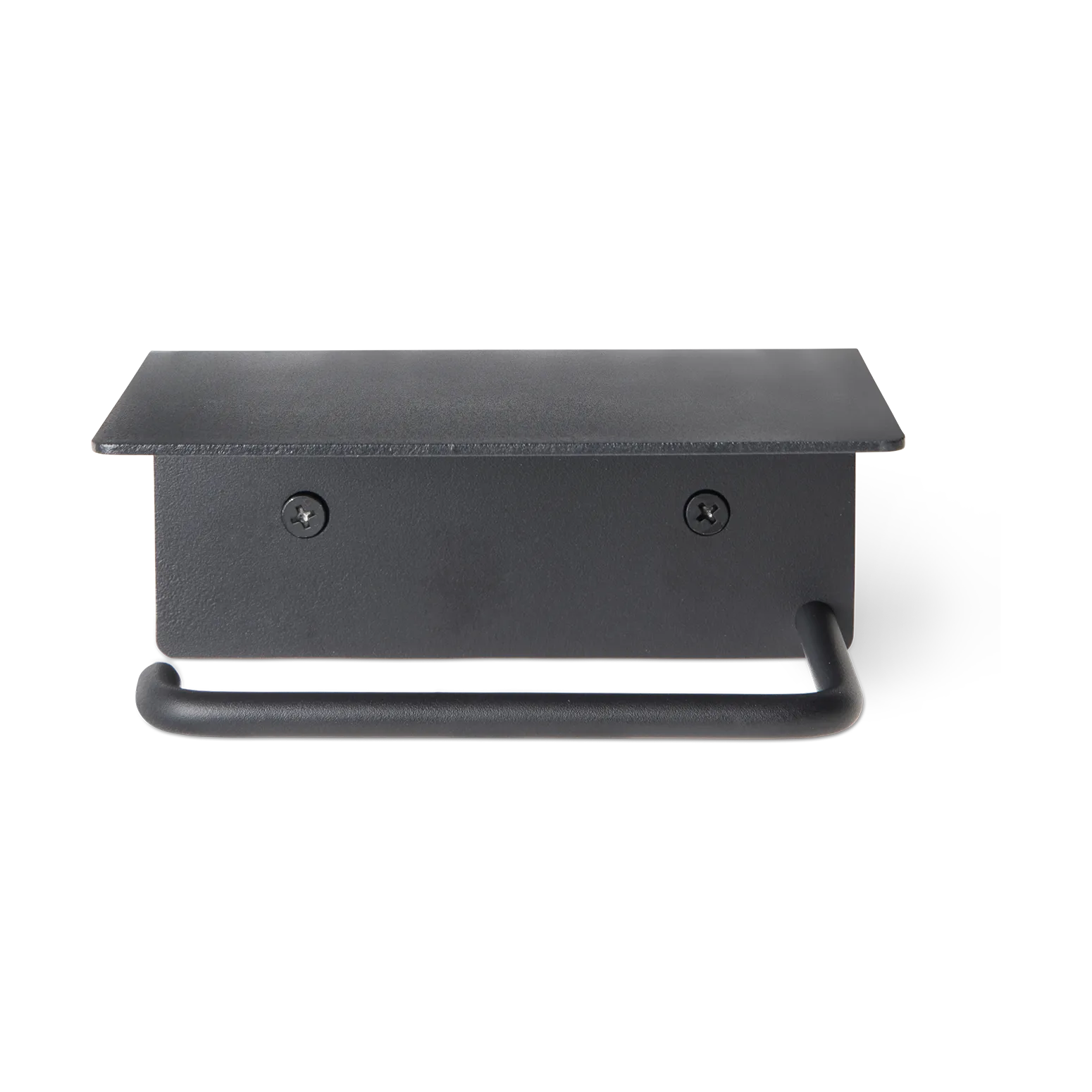 Dora toiletpapierhouder met legplank, Black Ferm Living