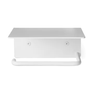 Dora toiletpapierhouder met legplank - White - Ferm Living