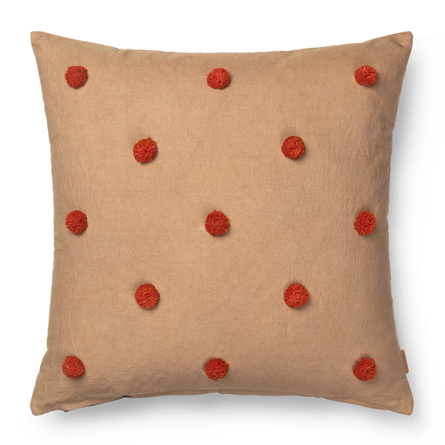 Dot kussen 50x50 cm, Camel-red Ferm Living