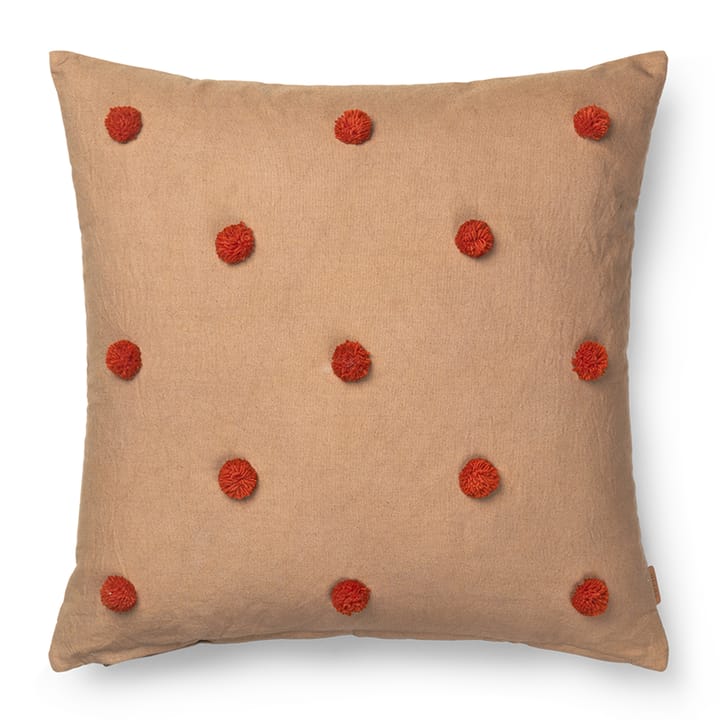 Dot kussen 50x50 cm - Camel-red - ferm LIVING