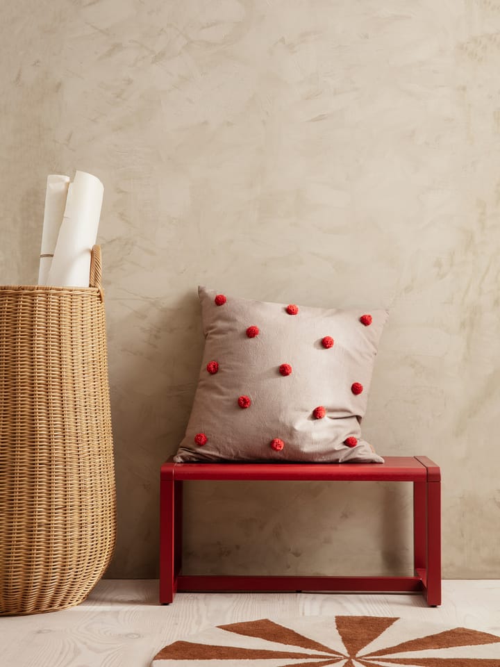 Dot kussen 50x50 cm - Camel-red - ferm LIVING