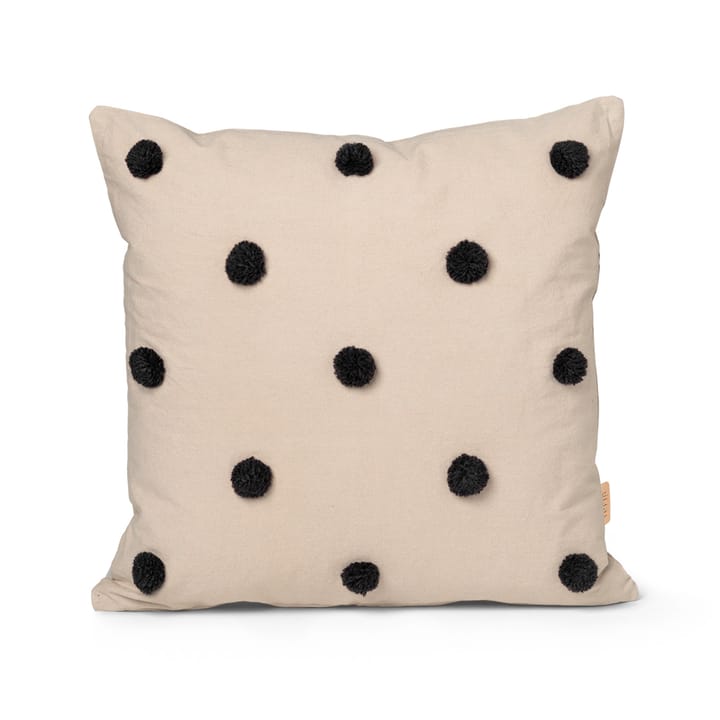 Dot kussen 50x50 cm - Sand-black - ferm LIVING