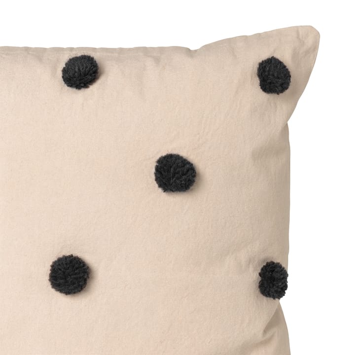 Dot kussen 50x50 cm - Sand-black - ferm LIVING