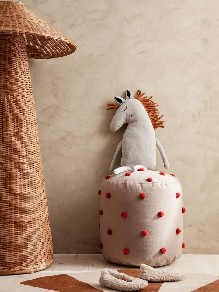 Dot poef Ø39 cm, Camel-red Ferm Living