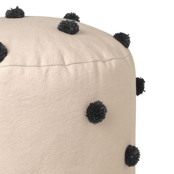 Dot poef Ø39 cm - Sand-black - Ferm Living