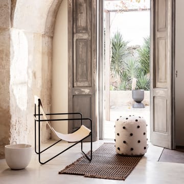 Dot poef Ø39 cm - Sand-black - Ferm Living
