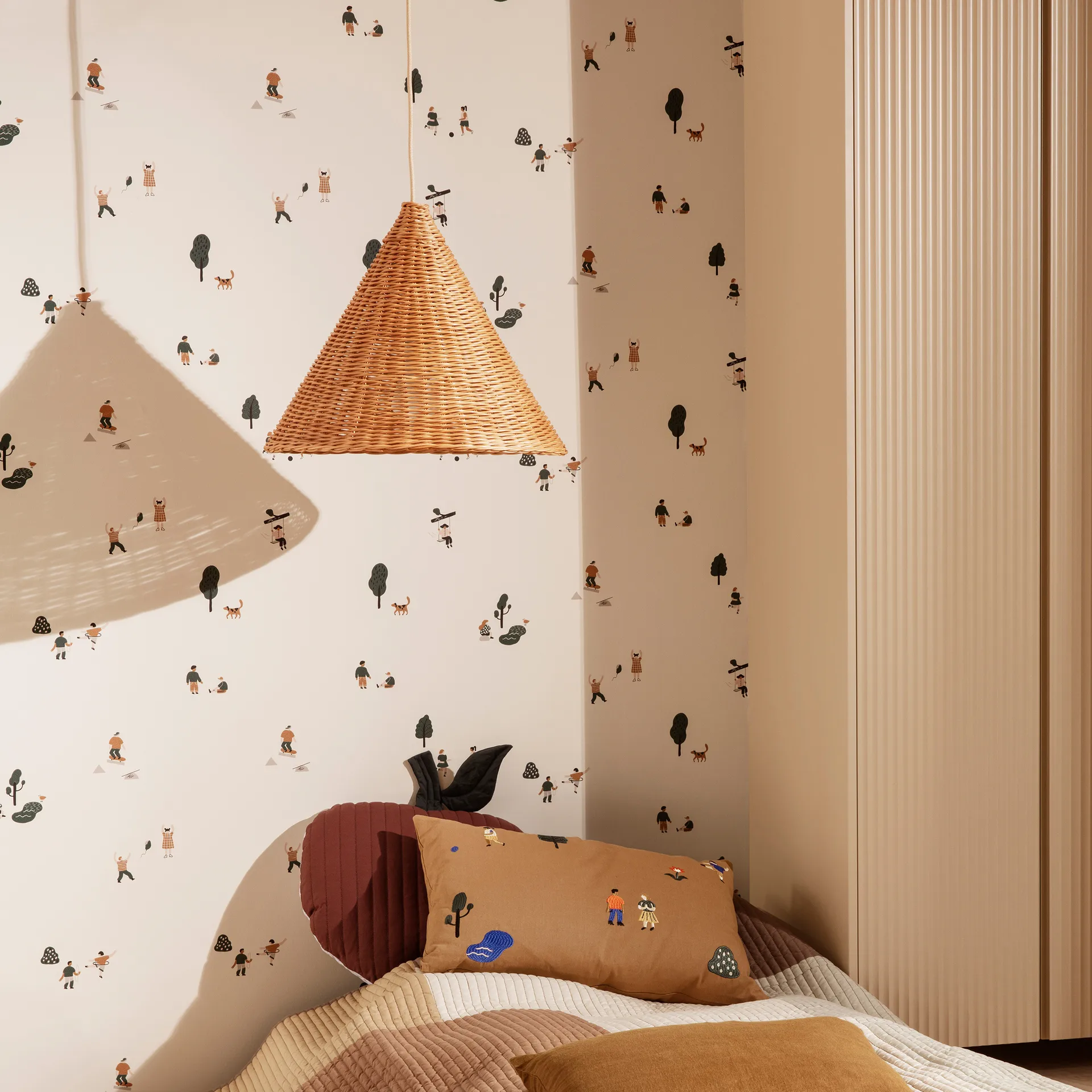 Dou lampenkap Ø45 cm, Natural Ferm Living