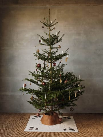 Drape braided tree skirt kerstboomrok - Natural - Ferm Living
