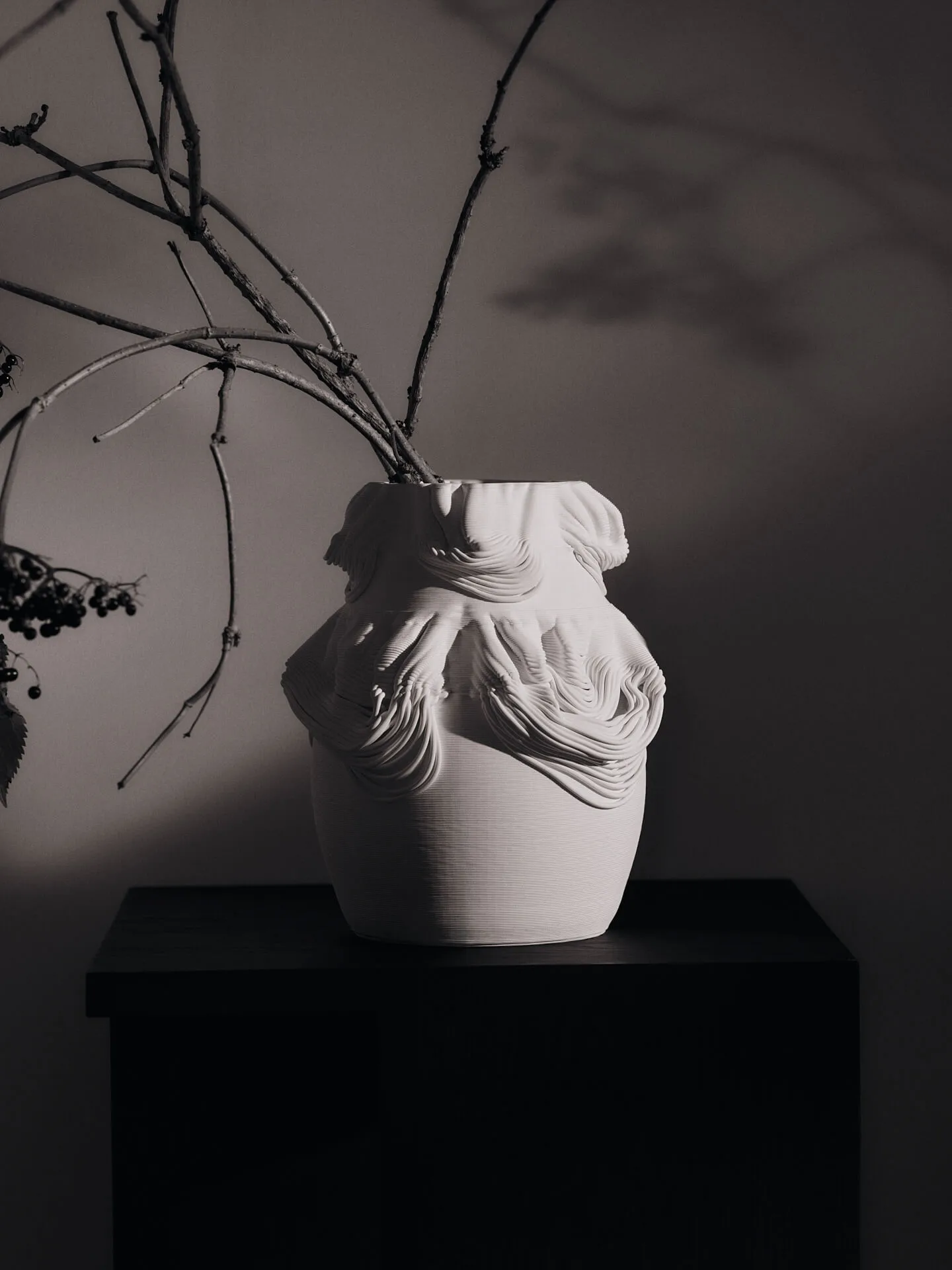 Drisca vaas 23 cm, Off-white Ferm Living