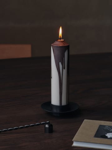 Dryp blokkaars - Dark Chocolate, 20 cm - Ferm Living