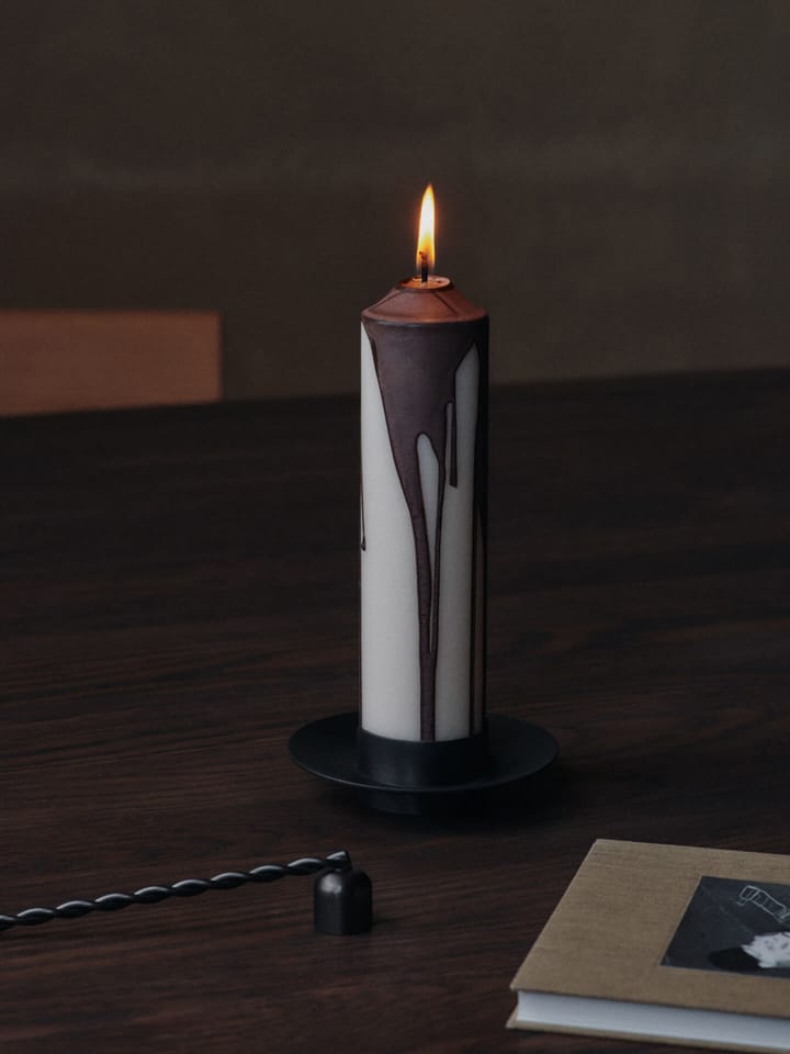 Dryp blokkaars, Dark Chocolate, 20 cm Ferm Living