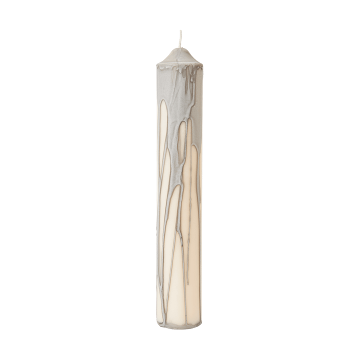 Dryp blokkaars - Warm Grey, 30 cm - Ferm Living