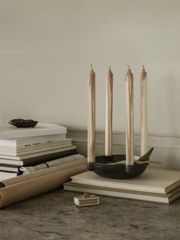 Dryp stearinekaars 2-pack - Beige - Ferm Living