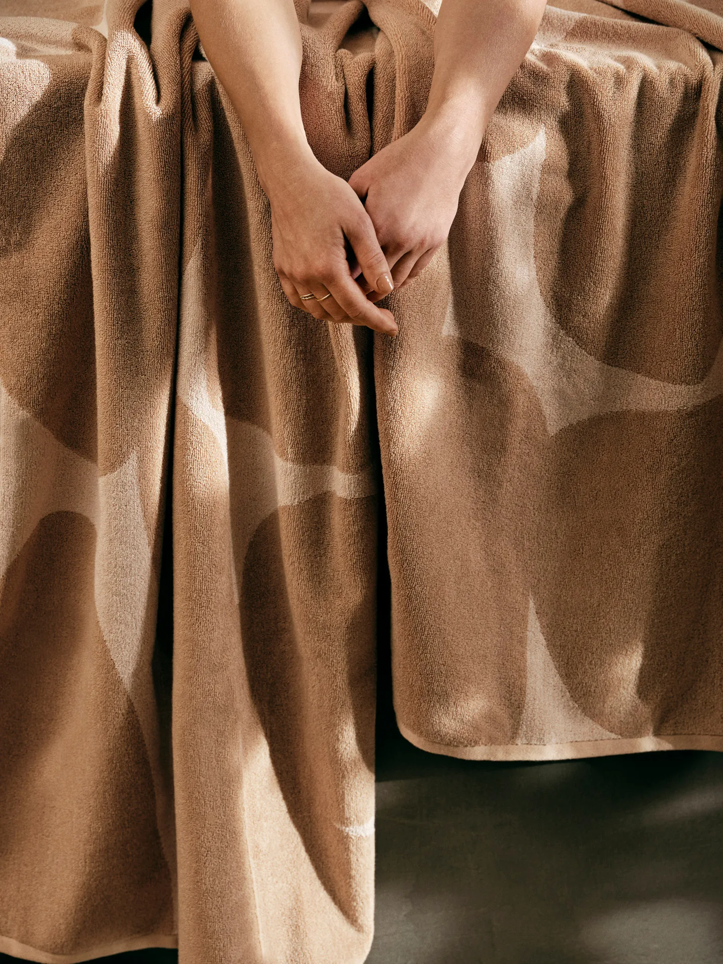 Ebb badlaken 70x140 cm, Sand, off-white Ferm Living