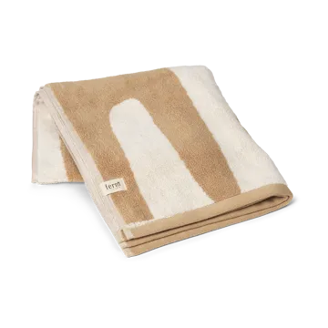Ebb handdoek 50x100 cm - Sand, off-white - Ferm Living