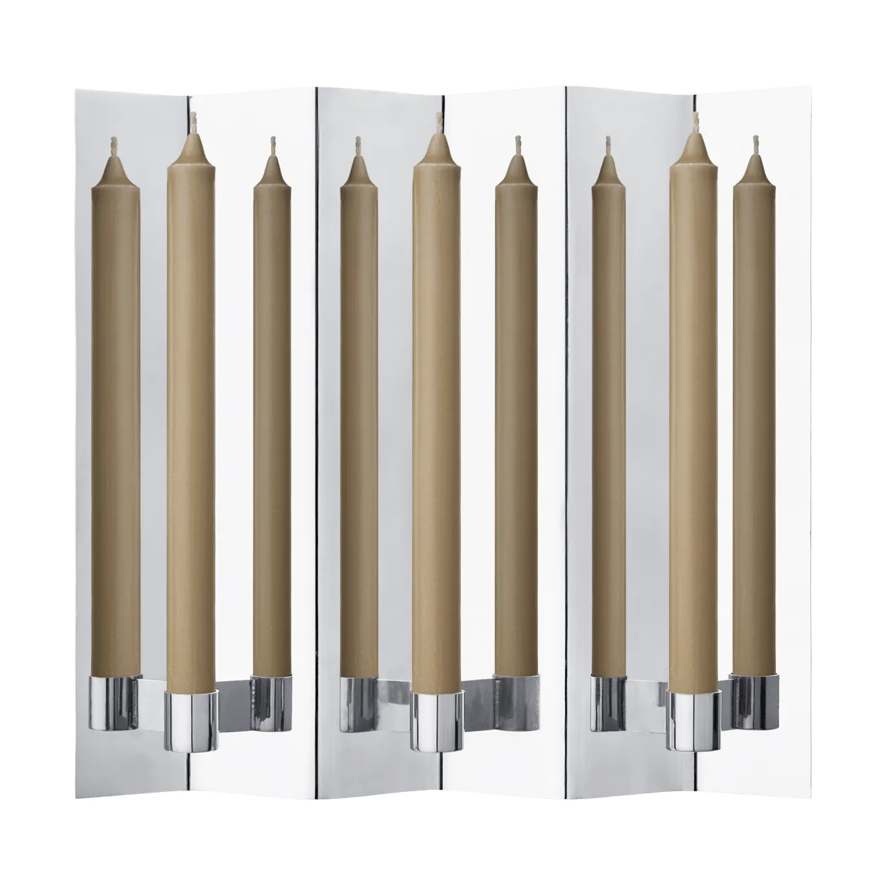 Eddy wandkandelaar, 3, Mirror polished Ferm Living