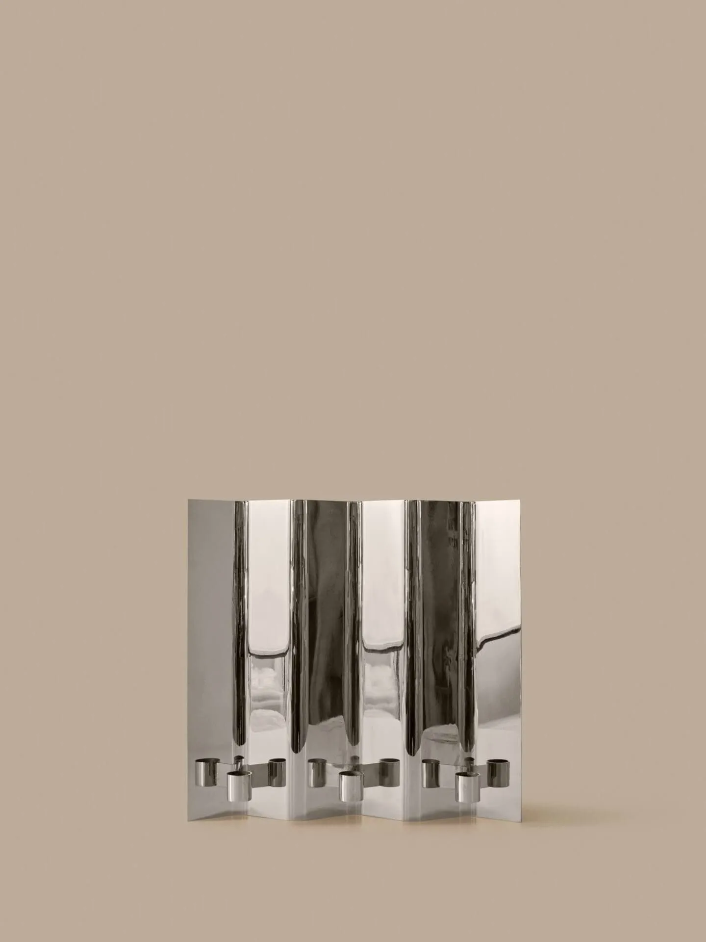 Eddy wandkandelaar, 3, Mirror polished Ferm Living