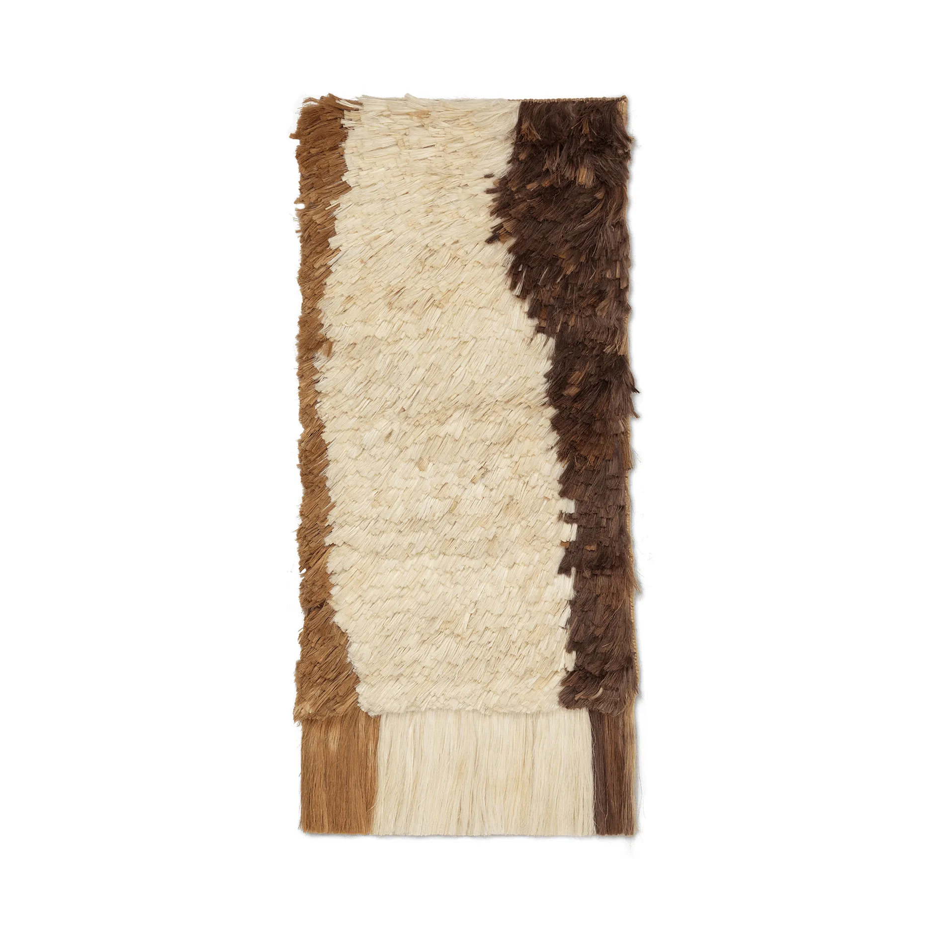 Edge Wall Rug tapijtwerk 50x110 cm, Roomwit-Koffie Ferm Living