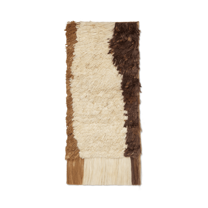 Edge Wall Rug tapijtwerk 50x110 cm - Roomwit-Koffie - Ferm Living