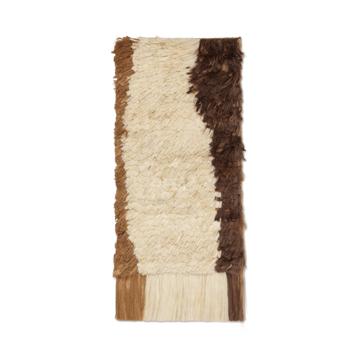 Edge Wall Rug tapijtwerk 50x110 cm - Roomwit-Koffie - ferm LIVING