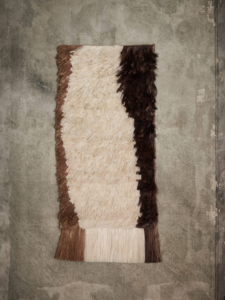 Edge Wall Rug tapijtwerk 50x110 cm, Roomwit-Koffie Ferm Living
