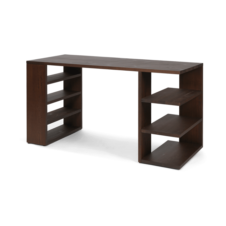 Edre bureau 137x65x73,5 cm - Donker gebeitst grenen - ferm LIVING