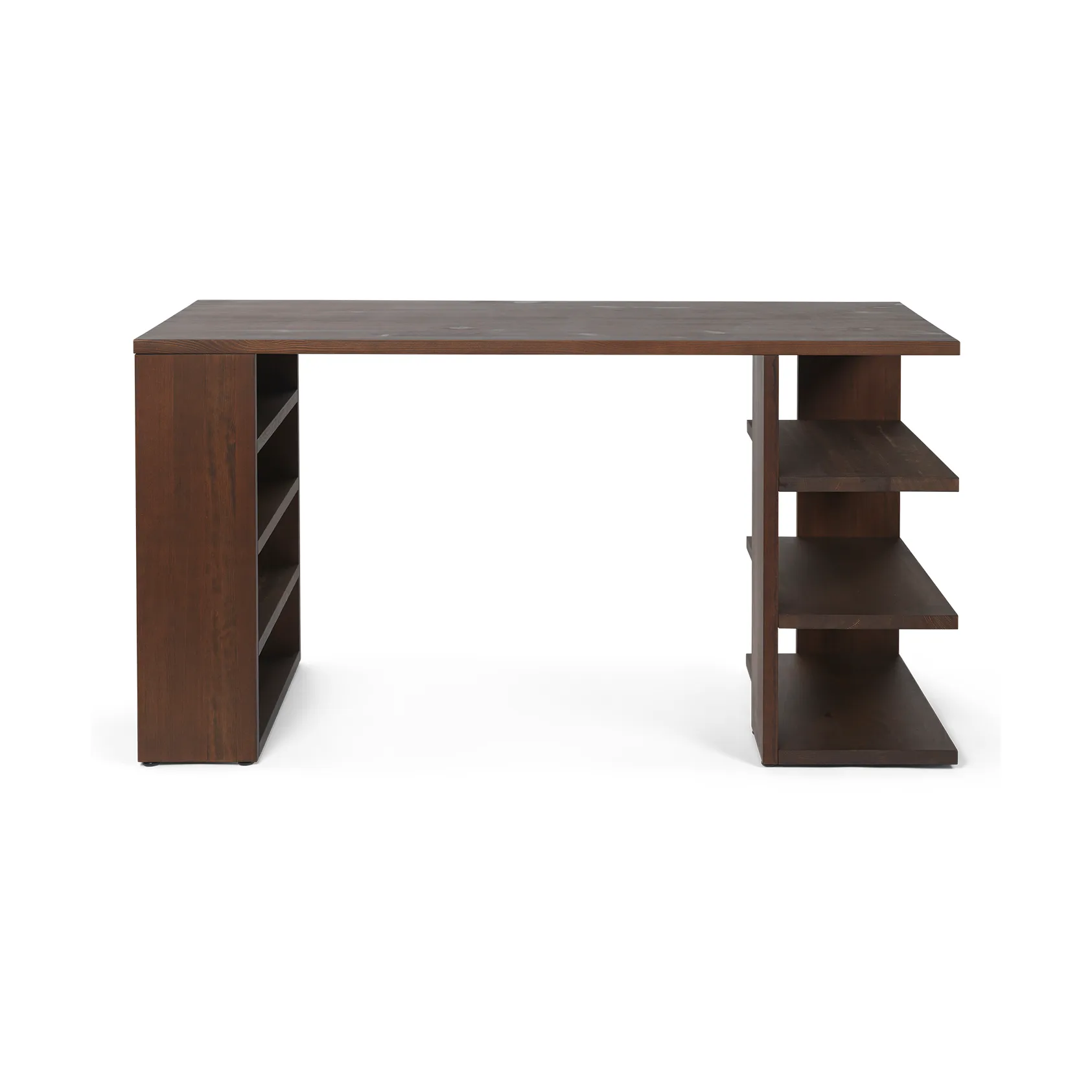 Edre bureau 137x65x73,5 cm, Donker gebeitst grenen Ferm Living