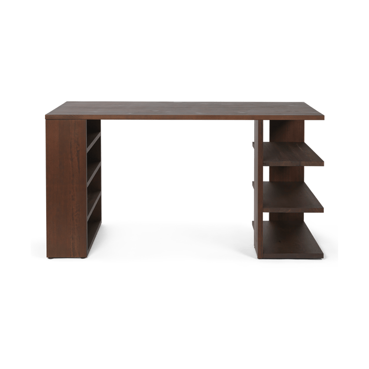Edre bureau 137x65x73,5 cm, Donker gebeitst grenen Ferm Living