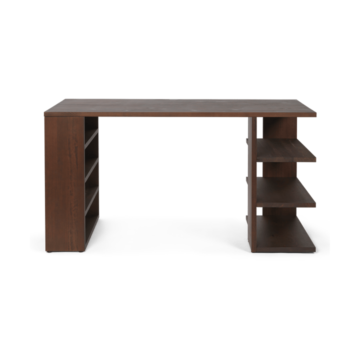 Edre bureau 137x65x73,5 cm - Donker gebeitst grenen - ferm LIVING