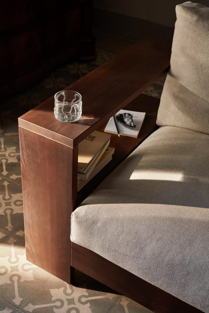 Edre soffa classic linen - Dark Stained-Natural - ferm LIVING
