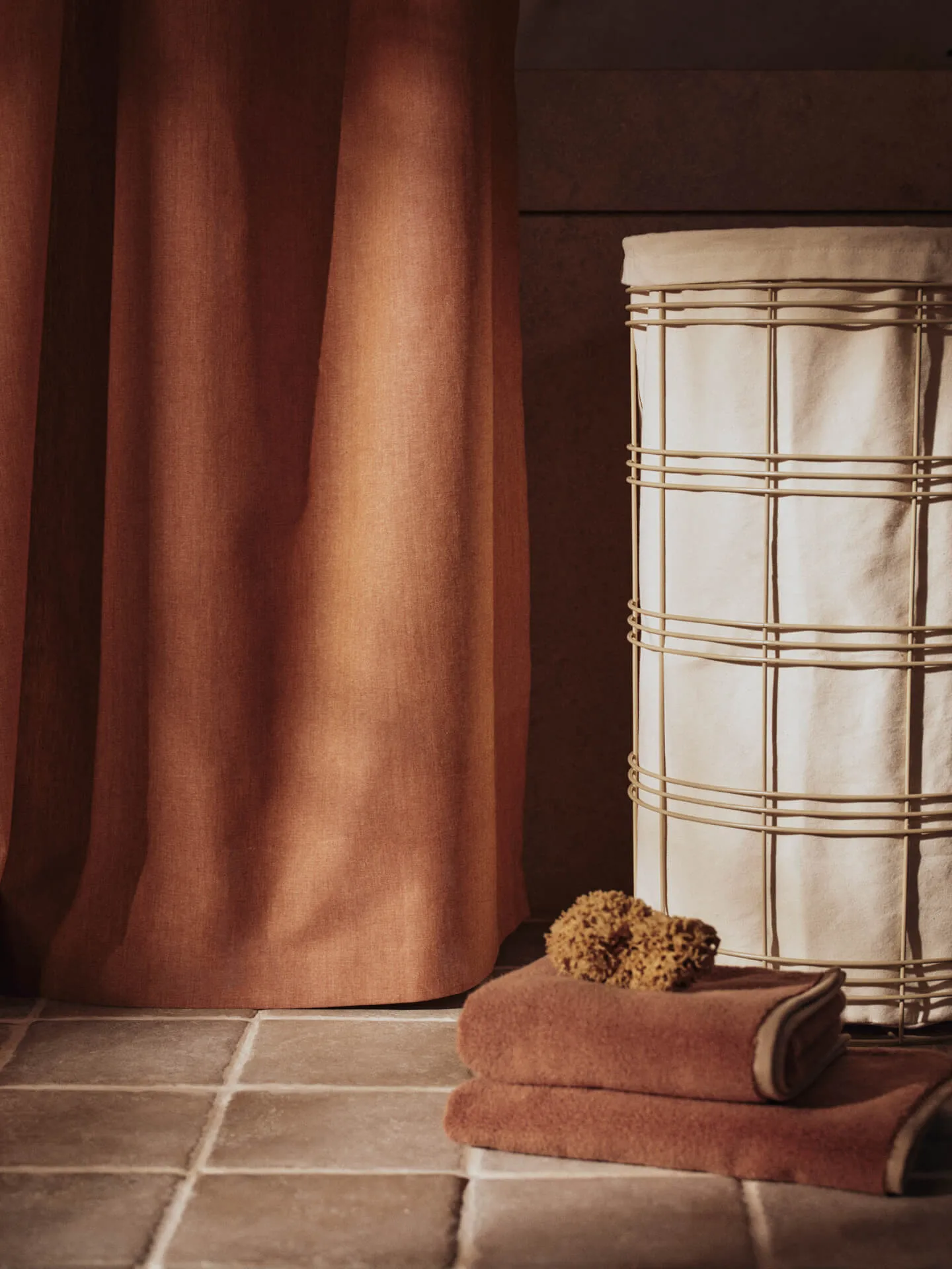 Ekko badhanddoek, Mocha-cashmere, 70x140 cm Ferm Living