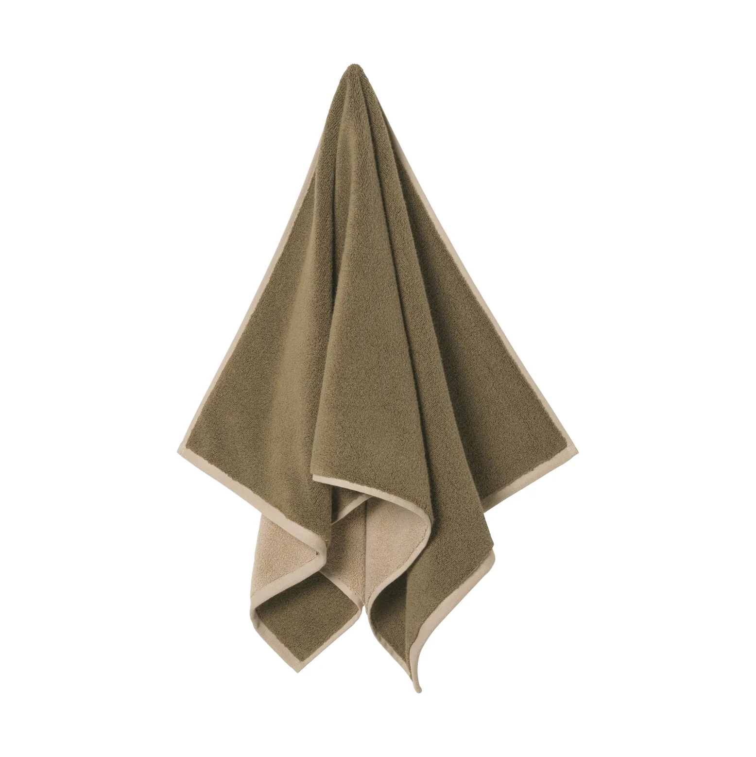 Ekko badhanddoek, Olive-cashmere, 70x140 cm Ferm Living