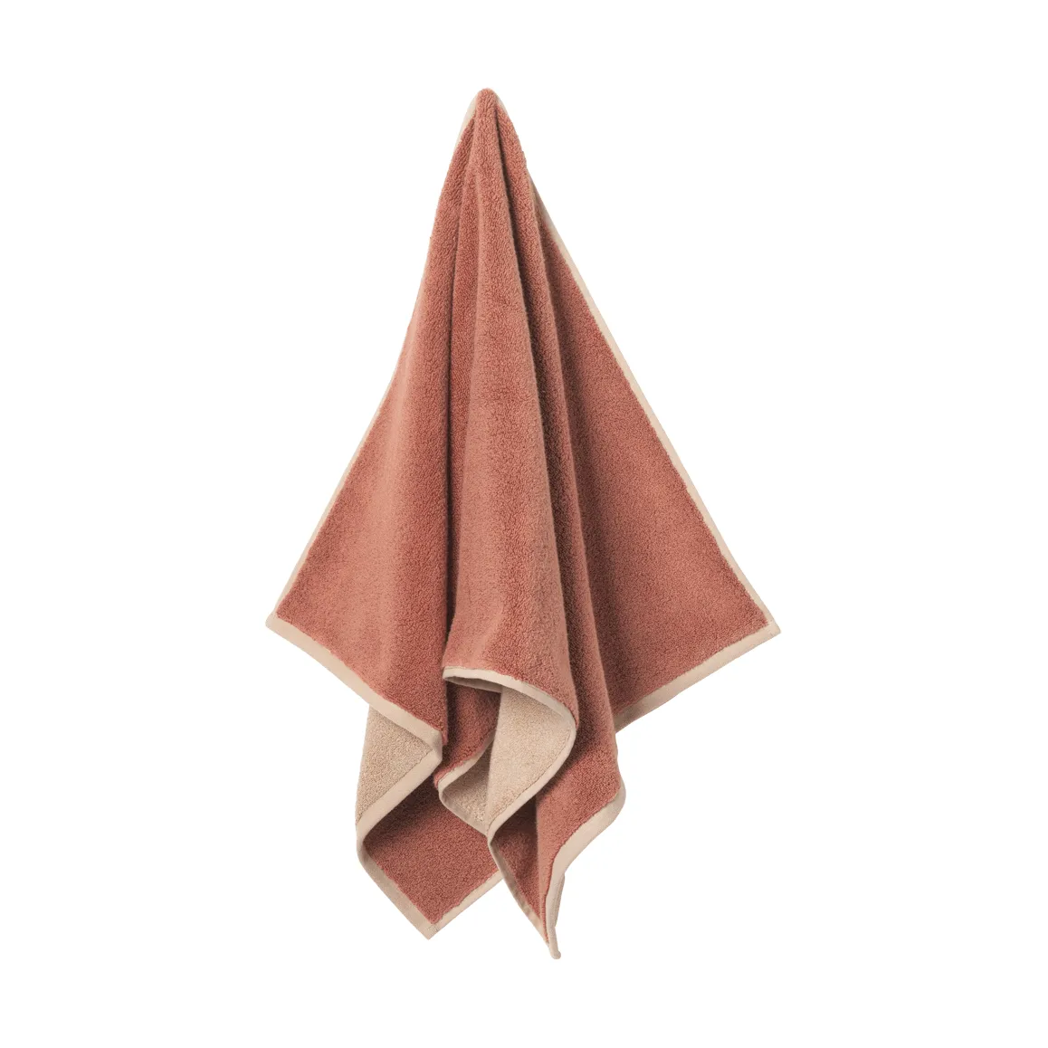 Ekko handdoek, Mocha-cashmere, 50x100 cm Ferm Living
