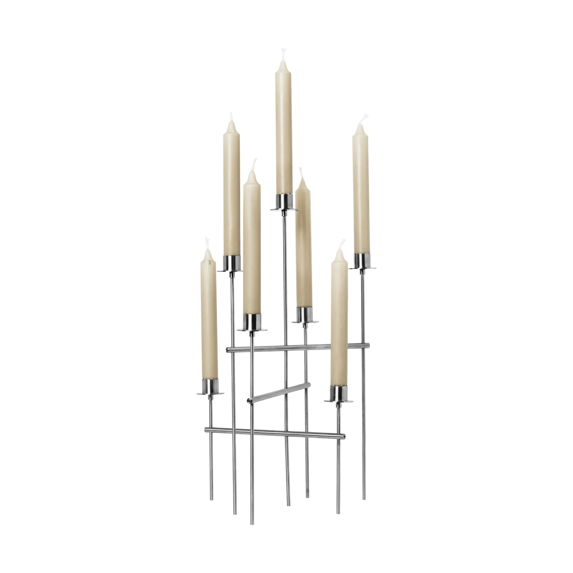 Elysia kandelaar, Brushed stainless steel Ferm Living