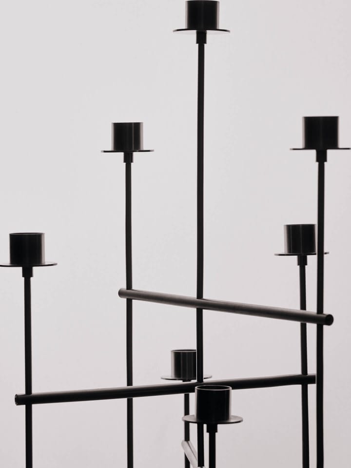 Elysia kandelaar, Brushed stainless steel Ferm Living
