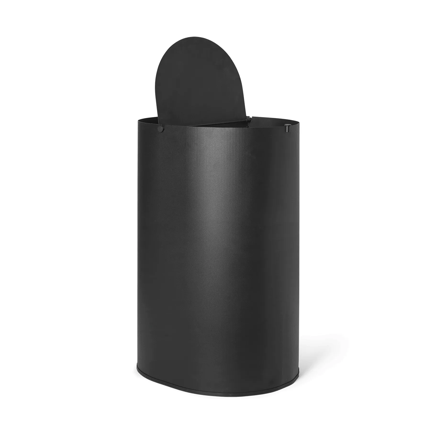 Enkel prullenbak large, Black Ferm Living
