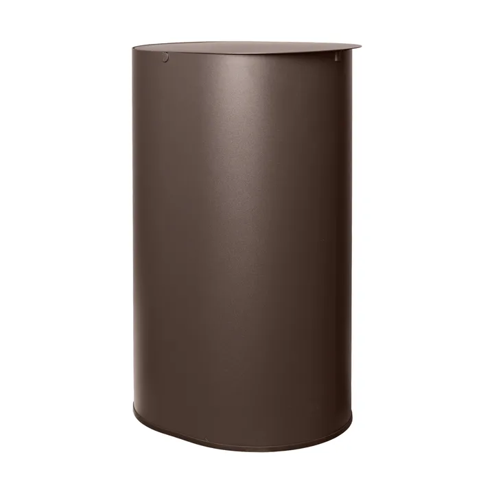 Enkel prullenbak large - Dark chocolate - Ferm Living