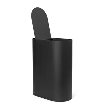 Enkel prullenbak medium - Black - Ferm Living