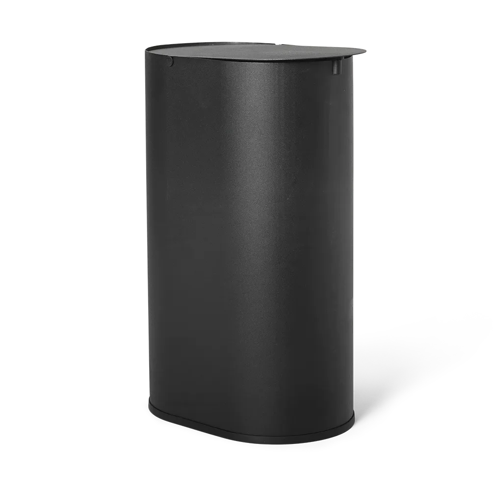 Enkel vuilnisbak small, Black Ferm Living