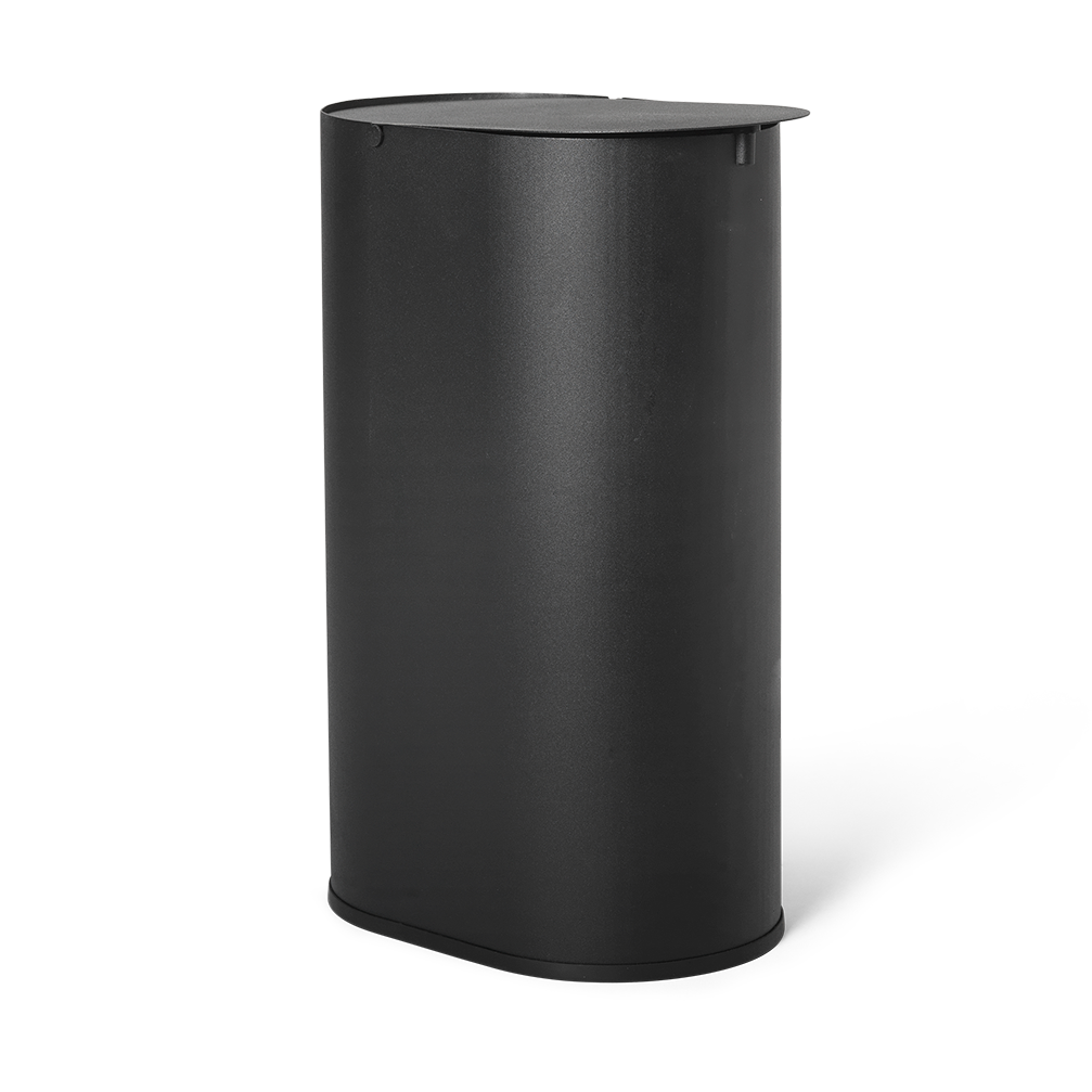 Ferm Living Enkel vuilnisbak small Black | Scandinavisch Interieur | Pedaalemmers | Zwart