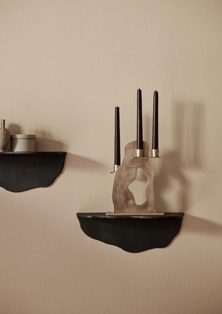 Erode kandelaar 21x27x4 cm, Brass Ferm Living