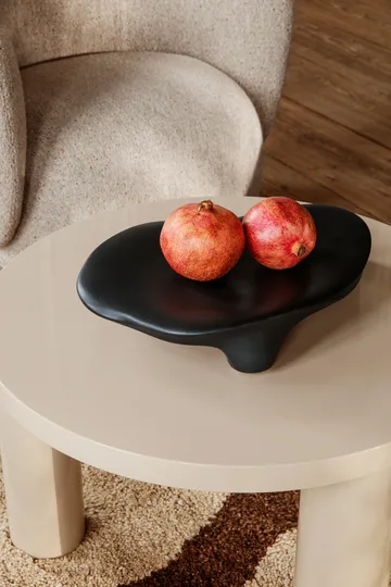 Esca Piece decoratieschaal - Black - Ferm Living
