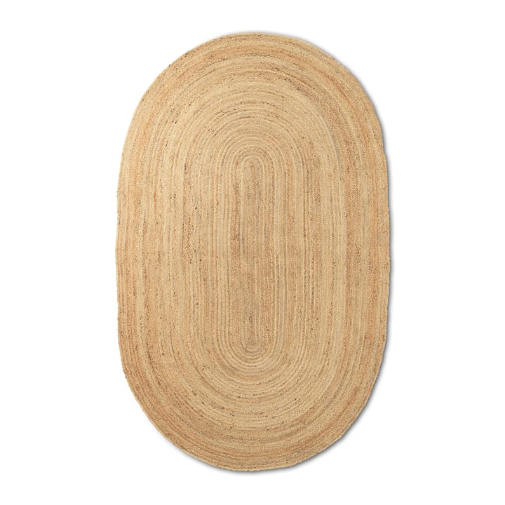 Eternal jute vloerkleed ovaal small - Natural - Ferm Living