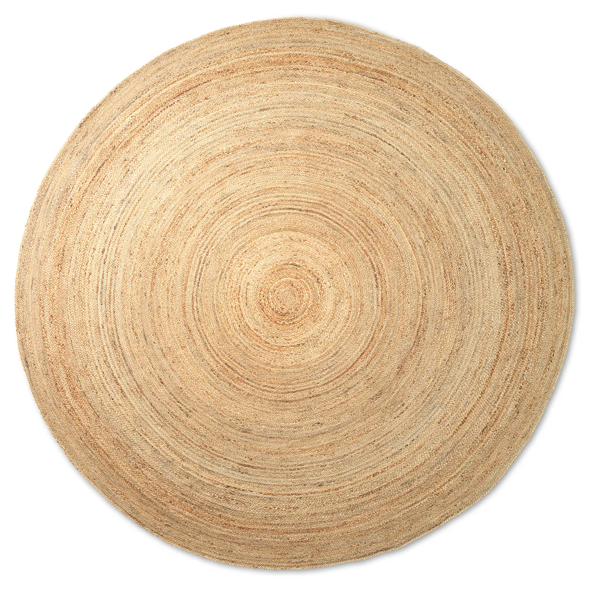 Eternal jute vloerkleed rond large, Natural Ferm Living