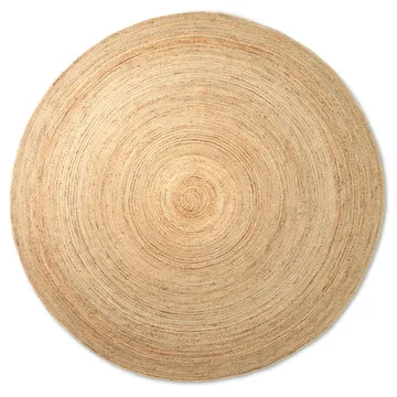 Eternal jute vloerkleed rond large - Natural - Ferm Living