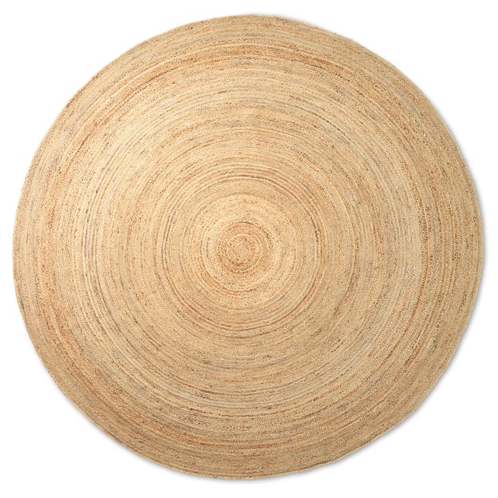 Eternal jute vloerkleed rond large - Natural - Ferm Living