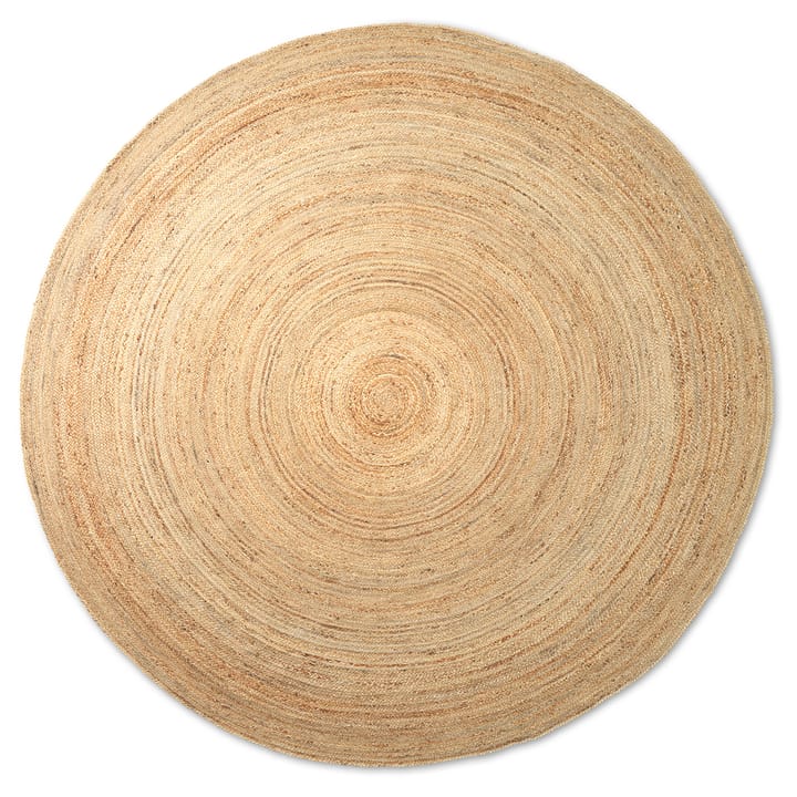 Eternal jute vloerkleed rond large - Natural - ferm LIVING